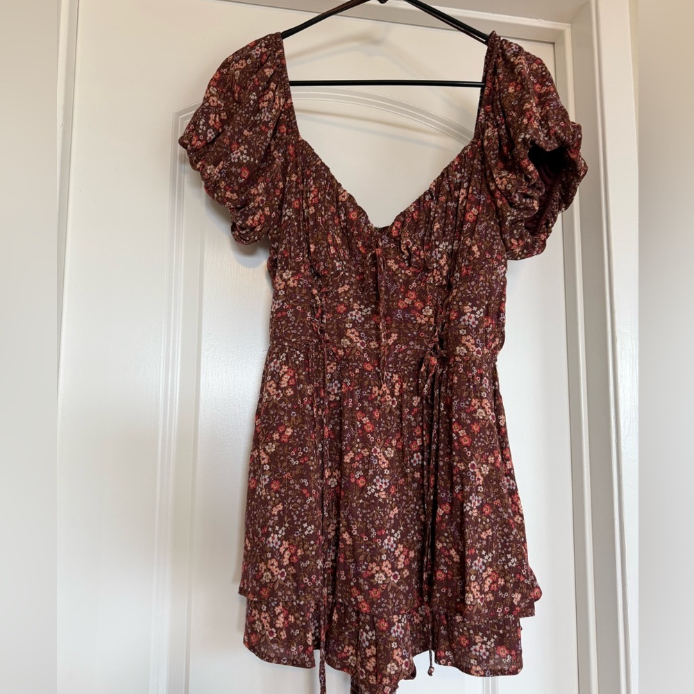 Floral Puff Sleeve Dress